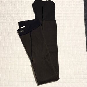 Black Noosh Fleece Lined Tights